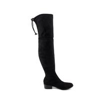 Bota Feminina Zatz Rasteira Over Knee Moda Salto Baixo Tendência A2074