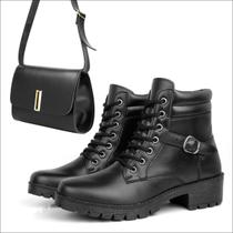 Bota Feminino Cano Curto Coturno Feminino Bolsa Transversal Botina Tratorada Salto Grosso Bico Fino Bota Feminino Cano Curto Coturno Feminino Bolsa Transversal Botina Tratorada Salto Grosso Bico Fino