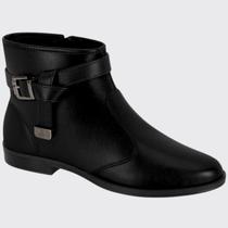 Bota Feminino Cano Curto Moleca Fivela Salto Baixo 5333.106.27060