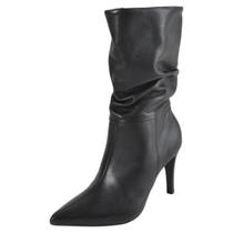 Bota Feminino Confortavel Elegante Salto Fino Alto Via Marte Bota Feminino Confortavel Elegante Salto Fino Alto Via Marte