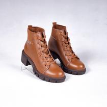 Bota Feminino Moleca 5338103 Caramelo Bota Feminino Moleca 5338103 Caramelo