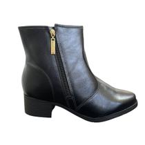 Bota Feminino Moleca 5346.107 Napa Genebra Preto Bota Feminino Moleca 5346.107 Napa Genebra Preto