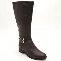 Bota Feminino Montaria Com Fivela Cano Longo Conforto Modare 7057.234.31287 - Bota Feminino Montaria Com Fivela Cano Longo Conforto Modare 7057.234.31287 -