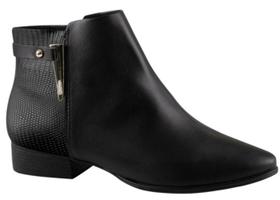 Bota Feminino Via Uno Cano Curto Salto Bloco 708038