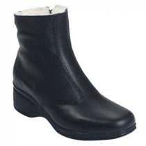 Bota Fiero Anabela Couro 630