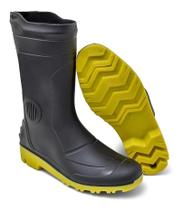 Bota Galocha Borracha PVC Cano Médio Impermeável Pega Forte Grendene Bota Galocha Borracha PVC Cano Médio Impermeável Pega Forte Grendene