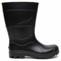 Bota Galocha Cano Medio PVC Impermeável Antiderrapante