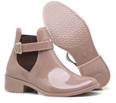 Bota galocha feminina de borracha macia impermeável lançamento outono inverno - Spacemanshoes