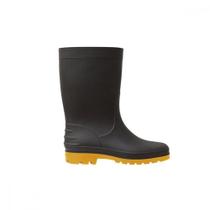 Bota Galocha Galocha Italbotas Calformax Preta Solado Amarelo Cano Medio 43/44 Cmpa509 Sf