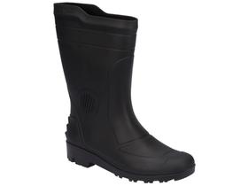 Bota Galocha Grendene Pvc Sem Meia Pega Forte Preta