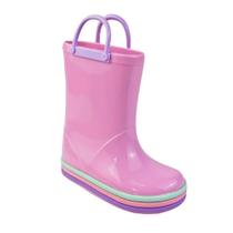 Bota Galocha Infantil Com Alça Luelua Rosa Bota Galocha Infantil Com Alça Luelua Rosa