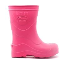 Bota Galocha Infantil Eva Rosa Ultraleve Para Frio Chuva - Baspan