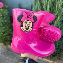 Bota Galocha Infantil Menina 19 AO 34 Botinha Bota Juvenil Minei Impermeavel Limpa Facil