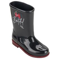 Bota Galocha Infantil Menina Impermeável Minnie Rain Fun