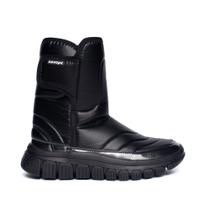 Bota Galocha Infantil Novopé Impermeável Acolchoada Preto Bota Galocha Infantil Novopé Impermeável Acolchoada Preto