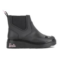 Bota Galocha Infantil Preta Barbie Heart Bag Grendene Kids 23074
