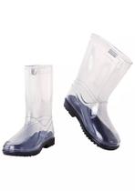 Bota Galocha Infantil Puc Transparente