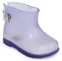 Bota Galocha Infantil Transparente Cano Curto Baby Love