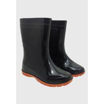 Bota Galocha Jetsky Infantil Kids Preto de Chuva