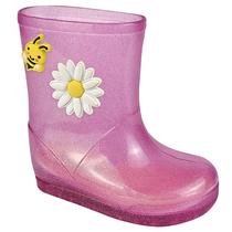 Bota Galocha Menina Infantil Luelua Abelinha 41446 Pink