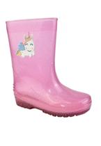 Bota Galocha Menina Infantil Luelua Unicornio 40128 Rosa