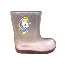 Bota Galocha Menina Infantil Luelua Unicornio 41428 Multicolor