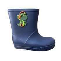 Bota Galocha Menino Infantil Luelua Dinossauro 137115 Azul