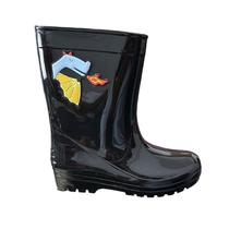 Bota Galocha Menino Infantil Luelua Dinossauro 40573 Preto