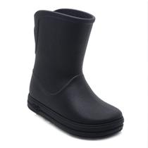 Bota Galocha Plugt Infantil Básica Menina Menino Linha Eco Sustentável Preto