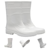 Bota Galocha Pvc Cano Medio Bracol Impermeável Limpeza Forrada Epi Bota Galocha Pvc Cano Medio Bracol Impermeável Limpeza Forrada Epi
