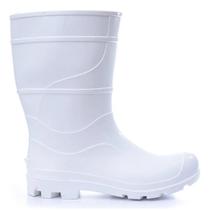 Bota Galocha PVC Cano Médio Branca Impermeável Epi CA 32180 Bota Galocha PVC Cano Médio Branca Impermeável Epi CA 32180