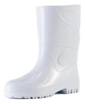 Bota Galocha Pvc Limpeza Faxina Antiderrapante Cano Medio