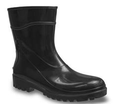 Bota Galocha Pvc Limpeza Faxina Preta Antiderrapante Bracol