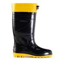 Bota Galocha Segurança Borracha Pvc Azul Amarela Bracol