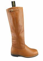 Bota gel ginete - graxo café (couro fosco)tamanho 40