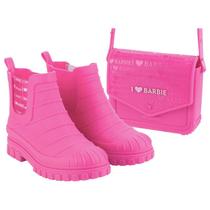Bota Grendene Barbie Love Bag Com Bolsa Juvenil
