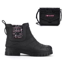 Bota Grendene Kids Barbie Love Bag 22918 Preta