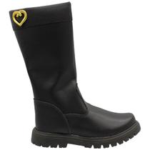 Bota Grugui Montaria Menina Aplique coração