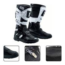 Bota Gx1 Evo Gaerne Preto / Branco Motocross Enduro Trilha