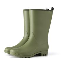 Bota HISEA Impermeável de Cano Médio para Panturrilha Larga em Borracha Bota HISEA Impermeável de Cano Médio para Panturrilha Larga em Borracha
