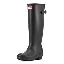 Bota Hunter Feminina Original Alta Ajustável Preta