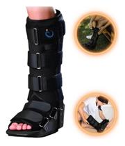 Bota Imobilizadora Longa Ortopédica Preta Tamanho M