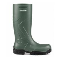 Bota Impermeável Cano Longo Ecoboots Bracol PU Verde Solado Preto Sem Bico CA35047