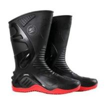 Bota Impermeável Motosafe Solado Vermelho