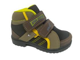 Bota Infantil Adventure Botinho 371BA - Preto/Amarelo