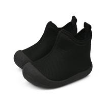 Bota Infantil Bebê Menino Meia Preta Cano Alto Inverno Antiderrapante Confortável Mzshoes Bota Infantil Bebê Menino Meia Preta Cano Alto Inverno Antiderrapante Confortável Mzshoes