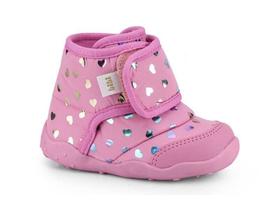Bota Infantil BIBI Fisioflex Originals Estampado Coração Feminino