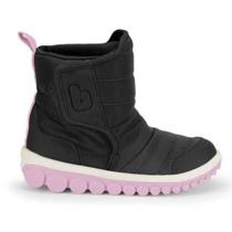 Bota Infantil Bibi Roller 2.0 Preto/Rosa Doce