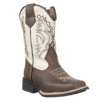 Bota Infantil Bico Quadrado Fossil Café Cow Way 36674