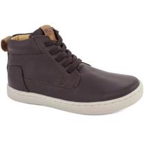Bota Infantil Blue Infantis Mário de Couro e Cadarço Elástico Bota Infantil Blue Infantis Mário de Couro e Cadarço Elástico